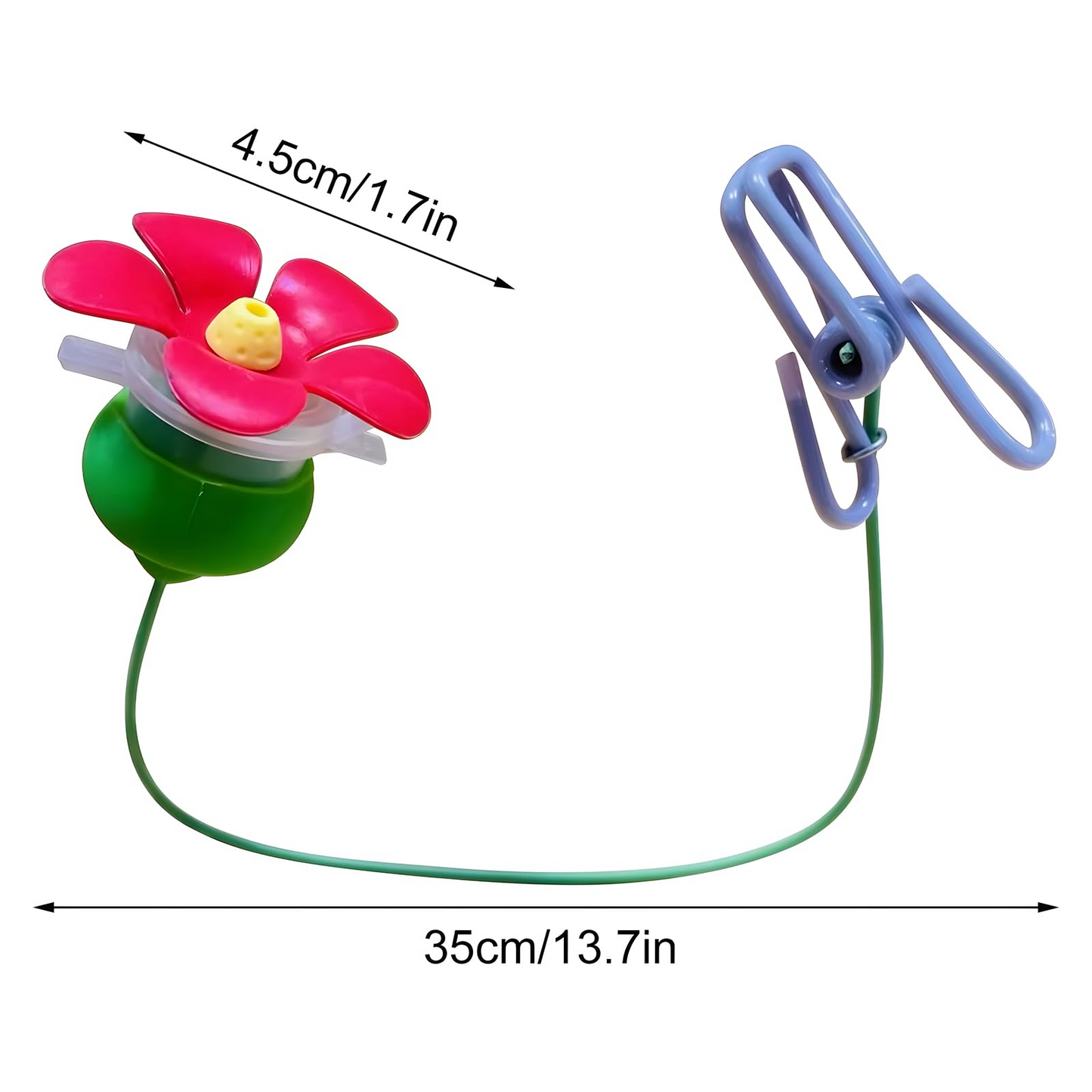 Hummy Wand Hat Clip Hummingbird Feeder –Unique Mini Hat Clip Hummingbird Feeder for Outdoors, Intimate Contact with Hummingbirds, Perfect Gift for Bird Lovers