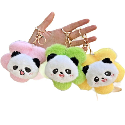 Cute Cloud Panda Keychains - Adorable Plush Keyrings for Backpacks & Gifts