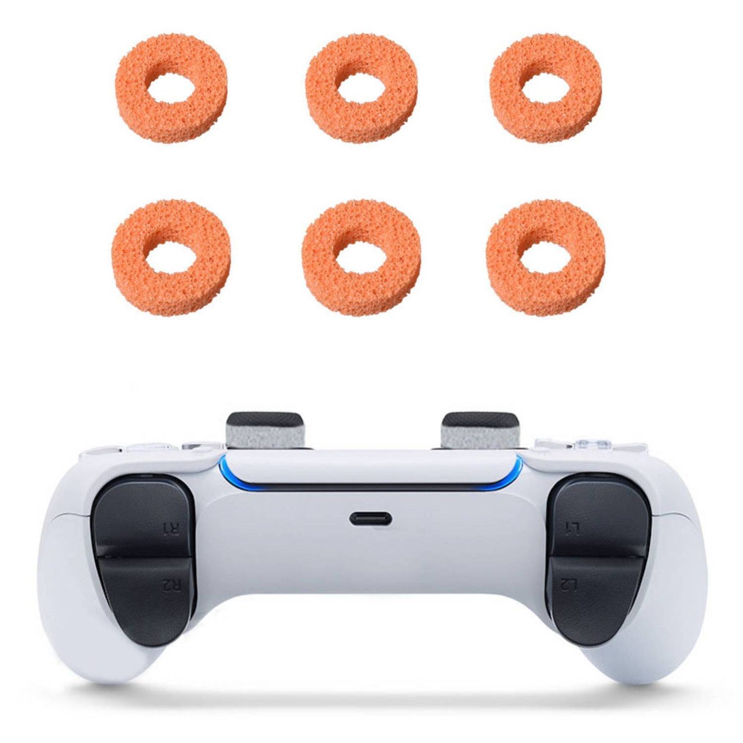 6 Pcs Precision Rings - Pro-Grade Aim Assist Thumb Grips for PS5, Xbox & Switch | Reduce Fatigue & Dominate the Battlefield