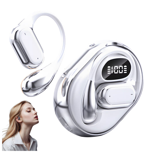 Open Ear Bluetooth Headphones, Wireless Bone Conduction Headphones with Bluetooth 5.4 , 64H Playtime, IPX5 Waterproof, Ultra-Light for Running & Travel