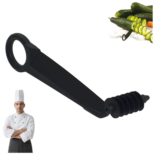 2-in-1 Spiral & V-Cut Vegetable Slicer – Create Stunning Veggie Noodles, Curly Fries & Decorative Cuts in Seconds