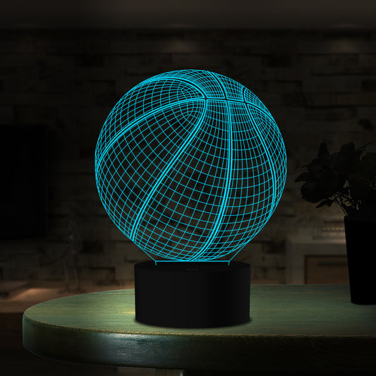 Basketball 3D Illusion Lamp Led Night Light