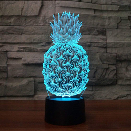 Pineapple 3D Illusion Lamp Led Night Light