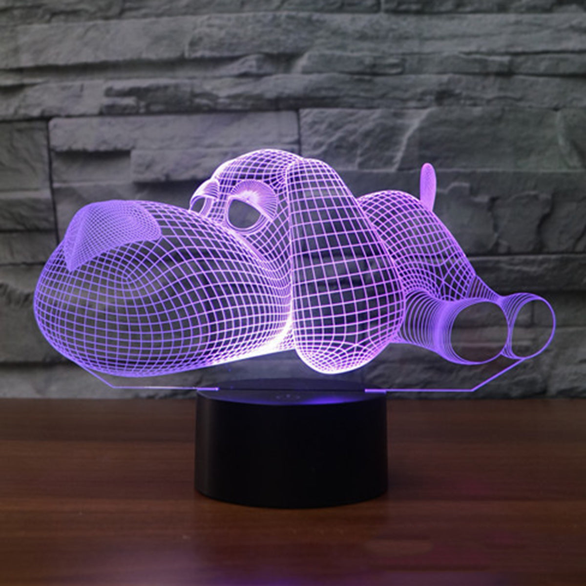 Dog Lamp 3D Night Light Kids Toy LED 3D Touch Table Lamp