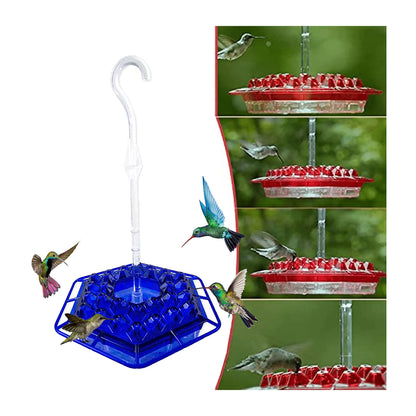 Hummingbird Feeder with Built-in Ant Moat - 30 Feeding Ports, Bee-Proof Design | Perfect Gift for Bird Lovers