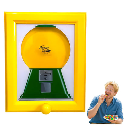 Handy Candy Frame – Fun Wall-Mounted Candy Dispenser for Kids & Adults | Unique Gumball Machine Picture Frame | Perfect for Candies, Nuts, Pet Treats | Birthday & Holiday Gift Idea