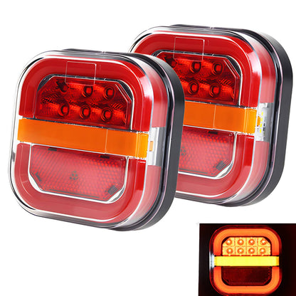 Wireless Magnetic Trailer Lights - Brake/Turn/Stop Signals, IP65 Waterproof, 12V Rechargeable for Trucks/RVs/Boats