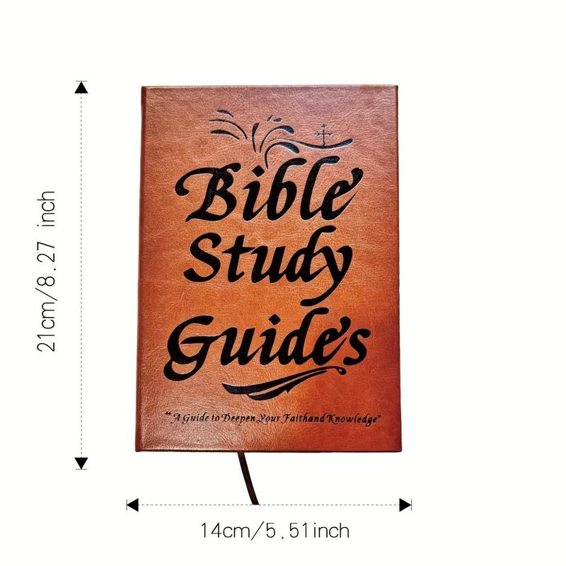 66-Page Bible Study Journal for Women & Men – Year-Long Devotional Guide with PU Leather Cover, Scripture Quotes & Prayer Reflections – Deepen Faith & Knowledge Daily