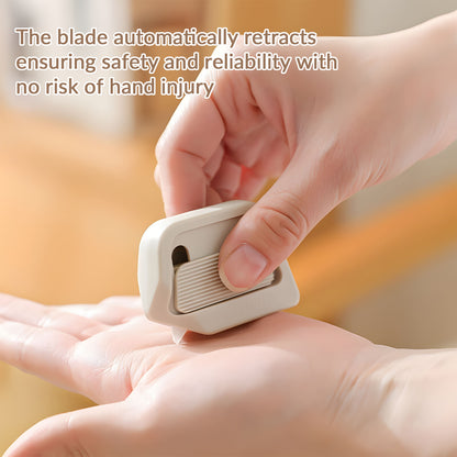 Ultra-Sharp Ceramic Utility Knife - Auto-Retractable Safety Blade, Pocket-Sized for Precise Cutting