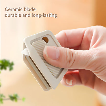 Ultra-Sharp Ceramic Utility Knife - Auto-Retractable Safety Blade, Pocket-Sized for Precise Cutting