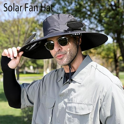 Solar Powered Fan Hat with USB Charging – Ultimate Sun Protection & Cooling for Outdoor Adventures