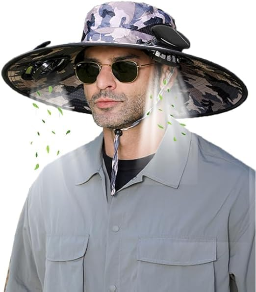 Solar Powered Fan Hat with USB Charging – Ultimate Sun Protection & Cooling for Outdoor Adventures