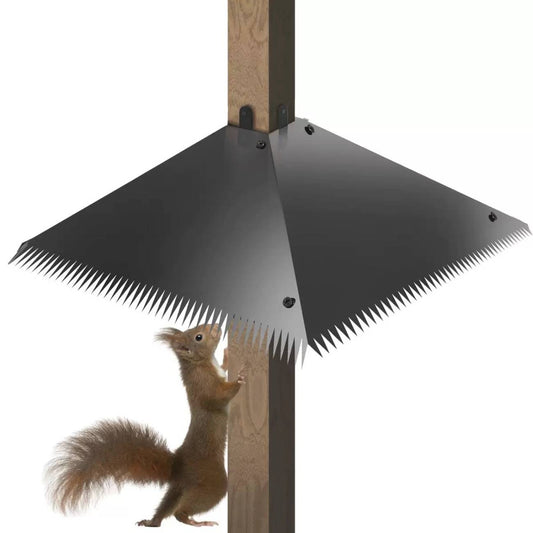 Squirrel Baffle for Bird Feeders - Durable, Adjustable Squirrel Guard for Pole-Mounted & Hanging Feeders | Protect Your Birdseed with Ease
