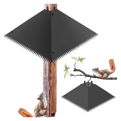 Squirrel Baffle for Bird Feeders - Durable, Adjustable Squirrel Guard for Pole-Mounted & Hanging Feeders | Protect Your Birdseed with Ease
