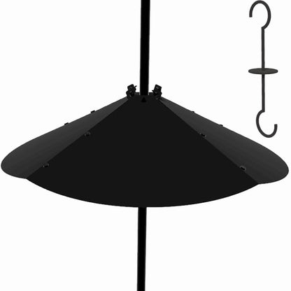 Squirrel Baffle for Bird Feeders - Durable, Adjustable Squirrel Guard for Pole-Mounted & Hanging Feeders | Protect Your Birdseed with Ease