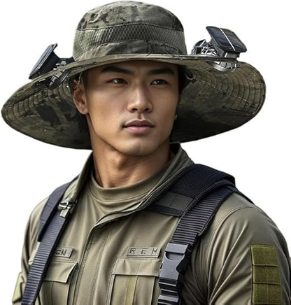 Solar Powered Fan Hat with USB Charging – Ultimate Sun Protection & Cooling for Outdoor Adventures