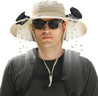 Solar Powered Fan Hat with USB Charging – Ultimate Sun Protection & Cooling for Outdoor Adventures