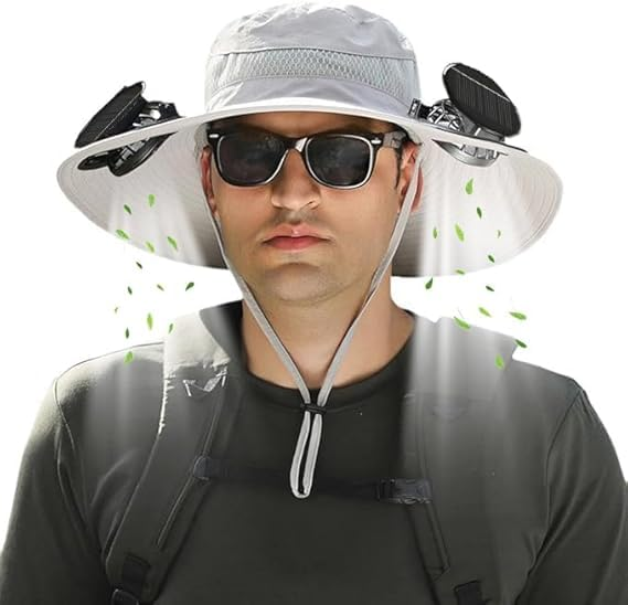 Solar Powered Fan Hat with USB Charging – Ultimate Sun Protection & Cooling for Outdoor Adventures
