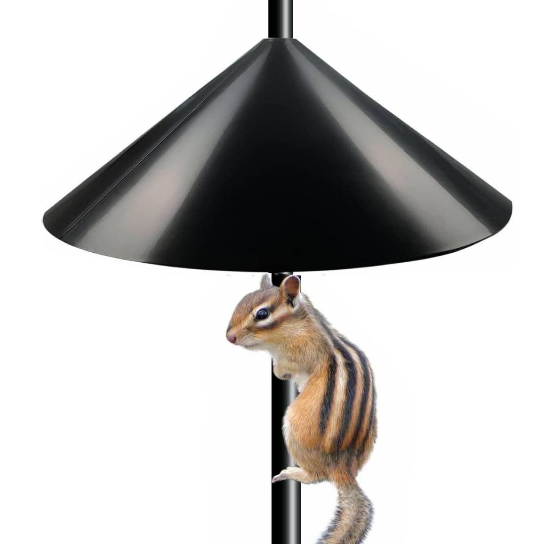 Squirrel Baffle for Bird Feeders - Durable, Adjustable Squirrel Guard for Pole-Mounted & Hanging Feeders | Protect Your Birdseed with Ease