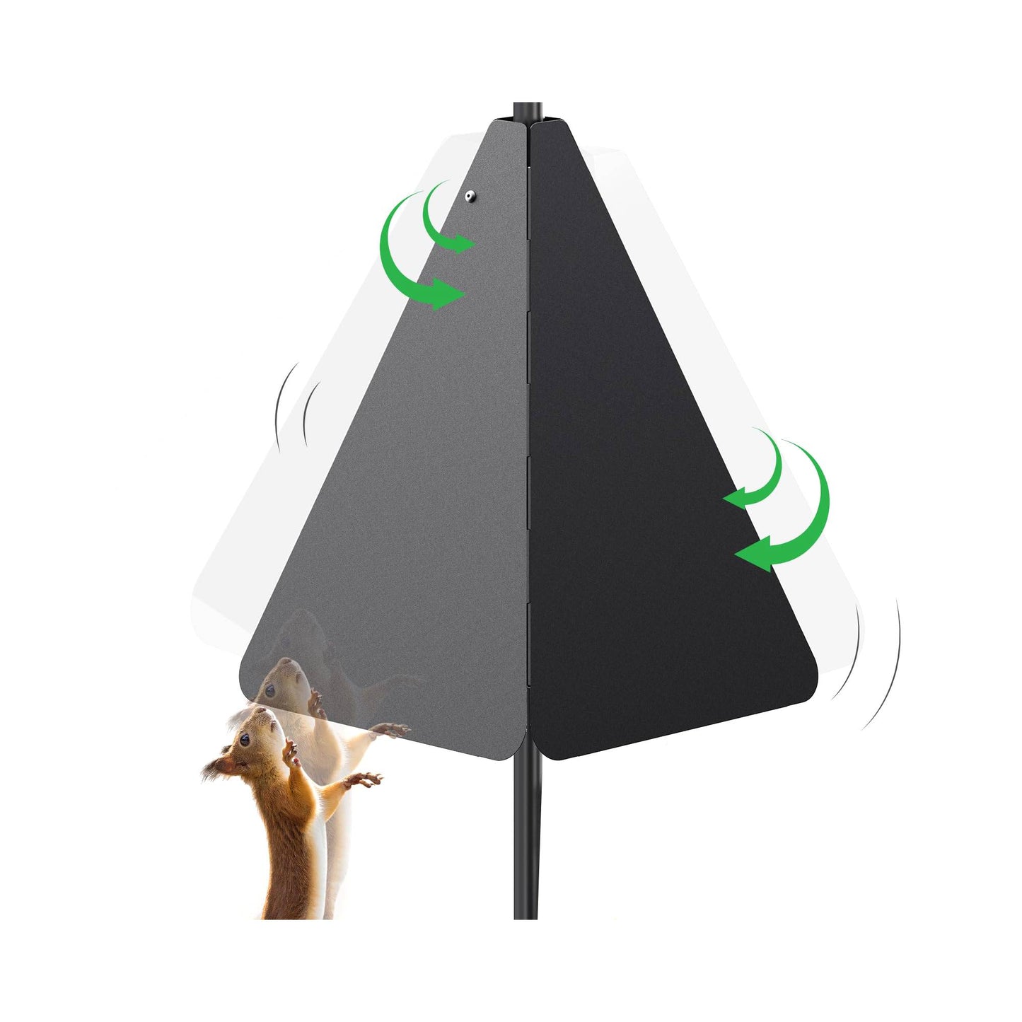 Squirrel Baffle for Bird Feeders - Durable, Adjustable Squirrel Guard for Pole-Mounted & Hanging Feeders | Protect Your Birdseed with Ease
