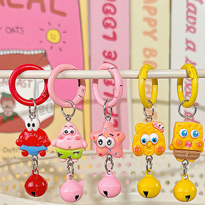 5 Pcs Various Cute And Quirky Keychain Charms, Cute Sausage Mouth Keychain, Backpack Rebellion!  Sausage Mouth Monster Plush Pendant