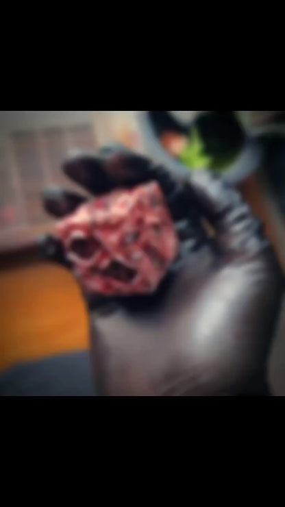 Handmade Eye of Fate Dice – Realistic Eyeball D&D Dice Set, Gothic RPG Dice for Dungeons & Dragons, Call of Cthulhu, Halloween & Dark Aesthetic Tabletop Gaming Collectors