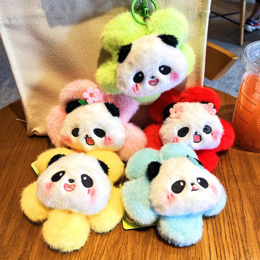 Cute Cloud Panda Keychains - Adorable Plush Keyrings for Backpacks & Gifts
