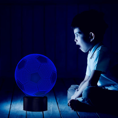 3D Illusion Lamp Football Led Night Light