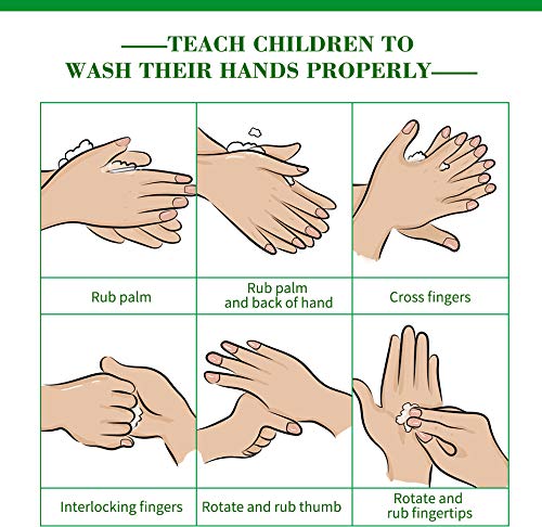 50ml Alcohol-Free Foaming Kids Hand Sanitizer Moisturizing Hand Wash Pump Bottle Travel Size