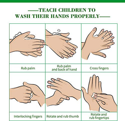 50ml Alcohol-Free Foaming Kids Hand Sanitizer Moisturizing Hand Wash Pump Bottle Travel Size