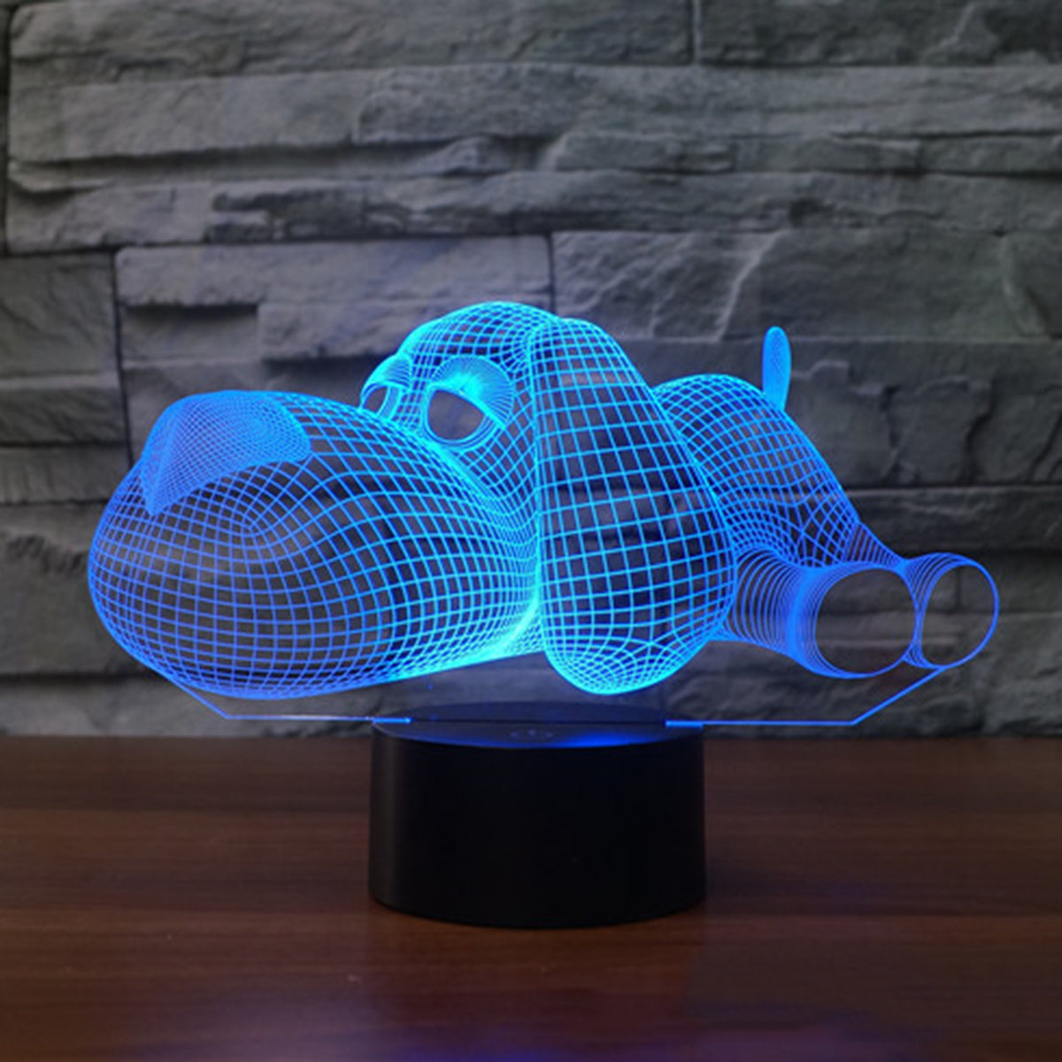 Dog Lamp 3D Night Light Kids Toy LED 3D Touch Table Lamp