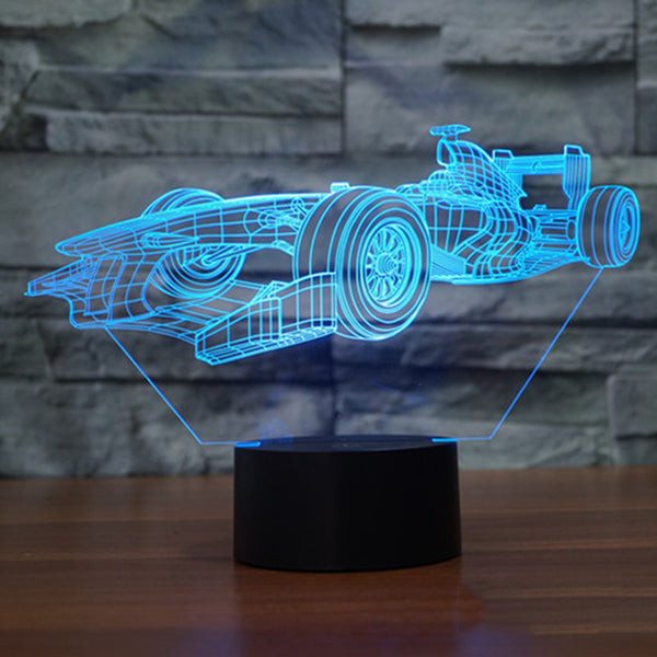 3D Illusion Lamp Car Led Night Light
