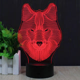 Illusion-Lampe des Wolf-3D Effektes