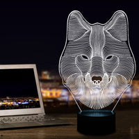 Illusion-Lampe des Wolf-3D Effektes