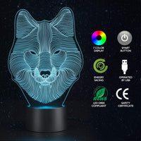 Illusion-Lampe des Wolf-3D Effektes