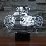 Novelty Motorcycle 3D Illusion Lamp Led Night Light