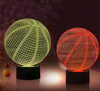 Basketball 3D Illusion Lamp Led Night Light