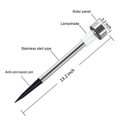 Solar Lights Outdoor Garden Pathway Lights Landscape Lighting Sunlight Powered Waterproof