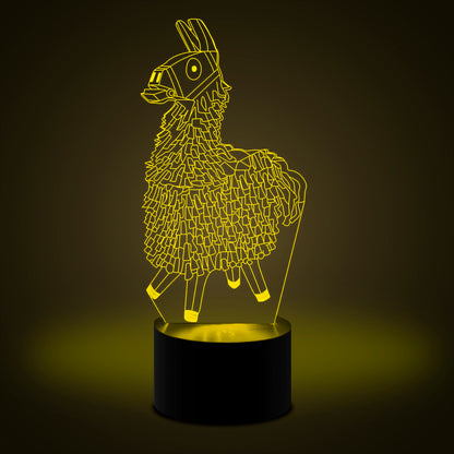 3D Illusion Lamp Alpaca Led Night Light
