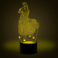 3D Illusion Lamp Alpaca Led Night Light