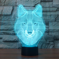 Illusion-Lampe des Wolf-3D Effektes