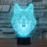 Illusion-Lampe des Wolf-3D Effektes