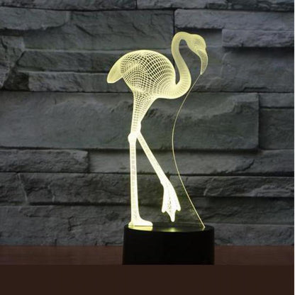 Flamingo 3D Illusion Lamp Led Night Light