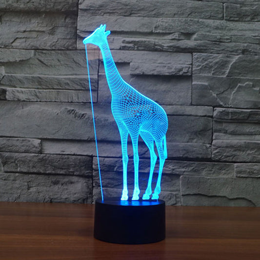 FZAI ZJB-Visual light22 Giraffe 3D Optical Illusions LED LampS