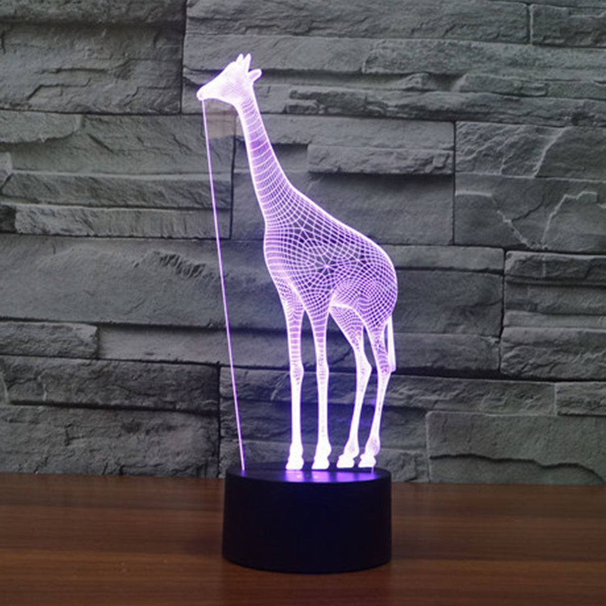 FZAI ZJB-Visual light22 Giraffe 3D Optical Illusions LED LampS