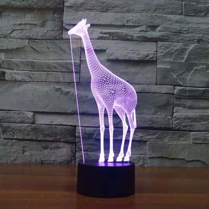 FZAI ZJB-Visual light22 Giraffe 3D Optical Illusions LED LampS