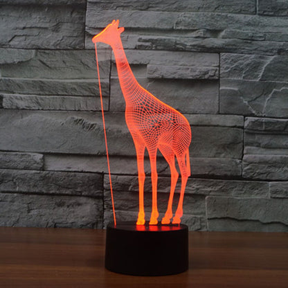 FZAI ZJB-Visual light22 Giraffe 3D Optical Illusions LED LampS