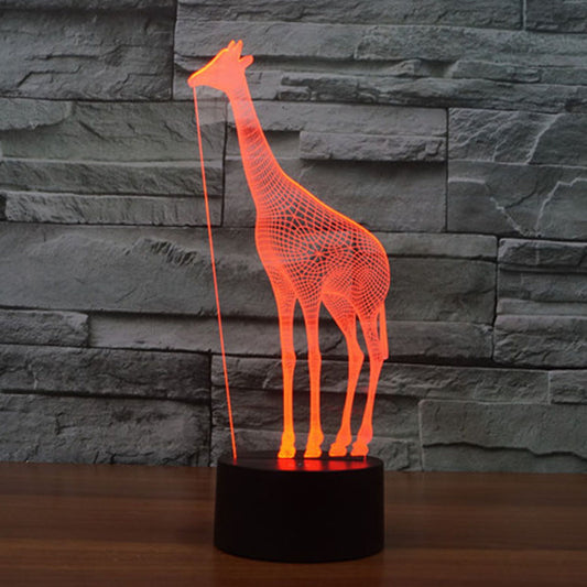 FZAI ZJB-Visual light22 Giraffe 3D Optical Illusions LED LampS