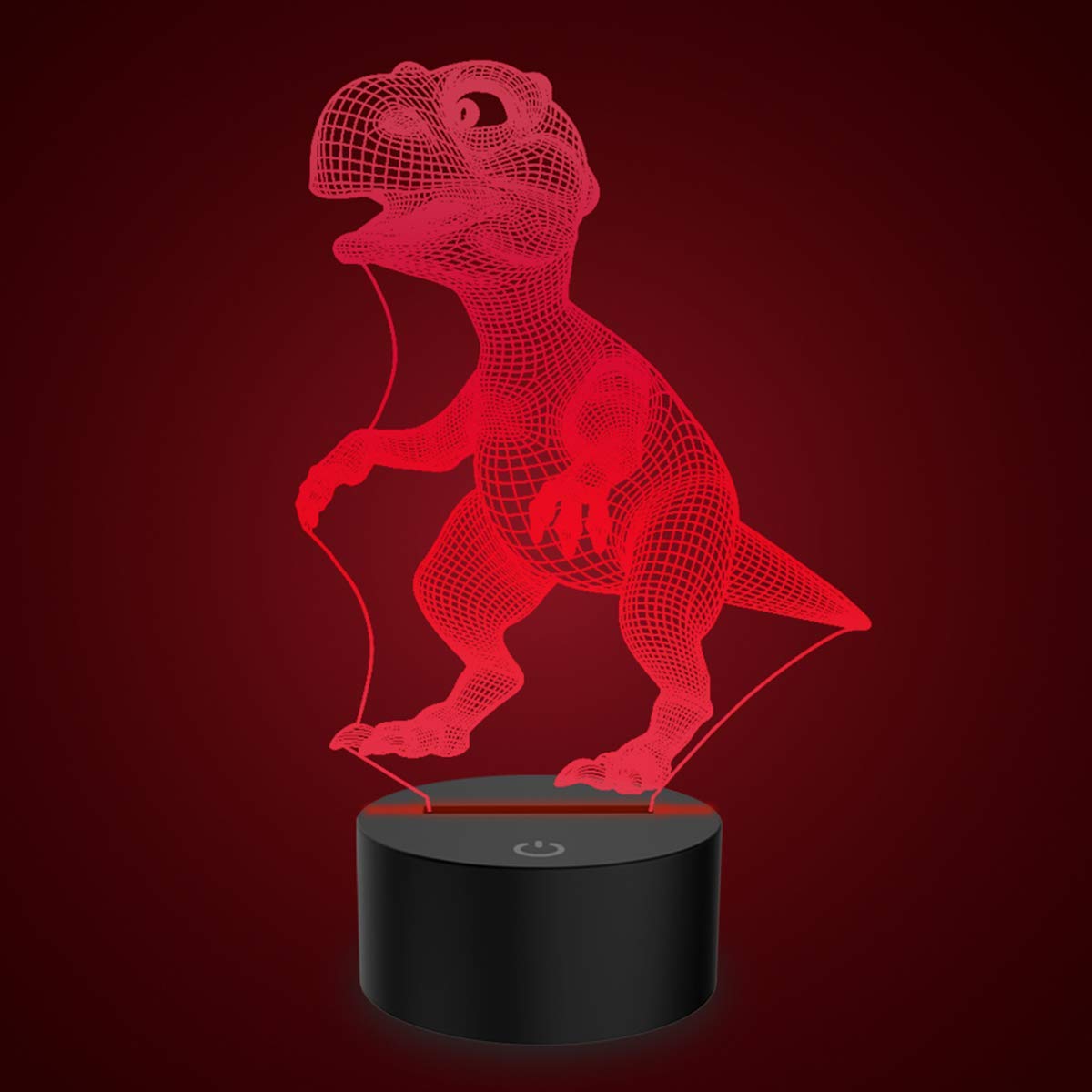 FZAI ZJB-Visual light18 Creative 3D Effect Illusion Lamp Animal Dinosaur LED Night Light