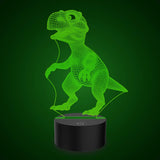 FZAI ZJB-Visual light18 Creative 3D Effect Illusion Lamp Animal Dinosaur LED Night Light